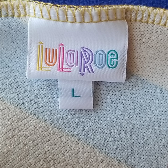 Lularoe Cassie striped skirt - Picture 4 of 5